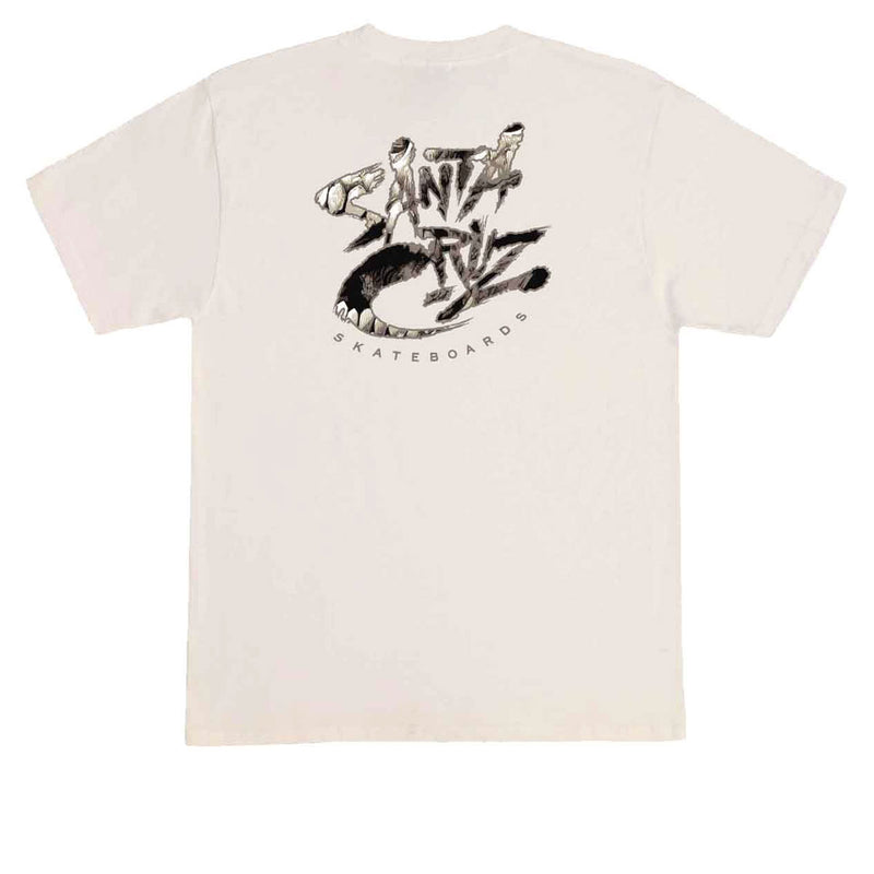 Santa Cruz Pace Deathtrap Oversized T-Shirt - Natural