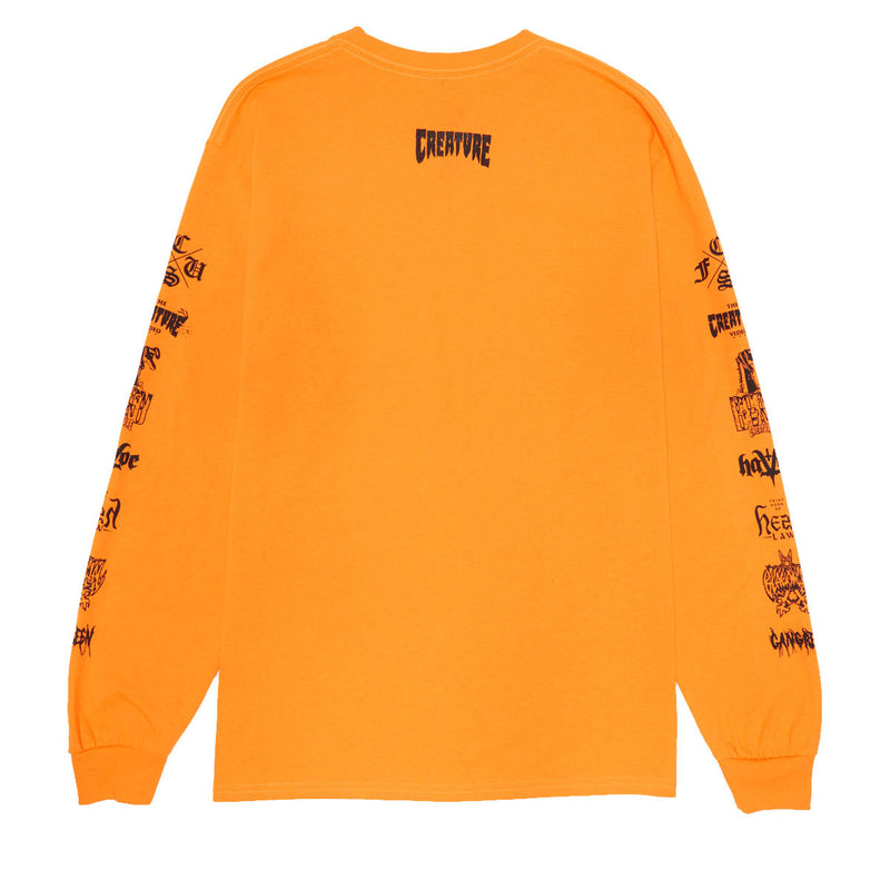 Creature Resurrection XX Long Sleeve T-Shirt - Safety Orange