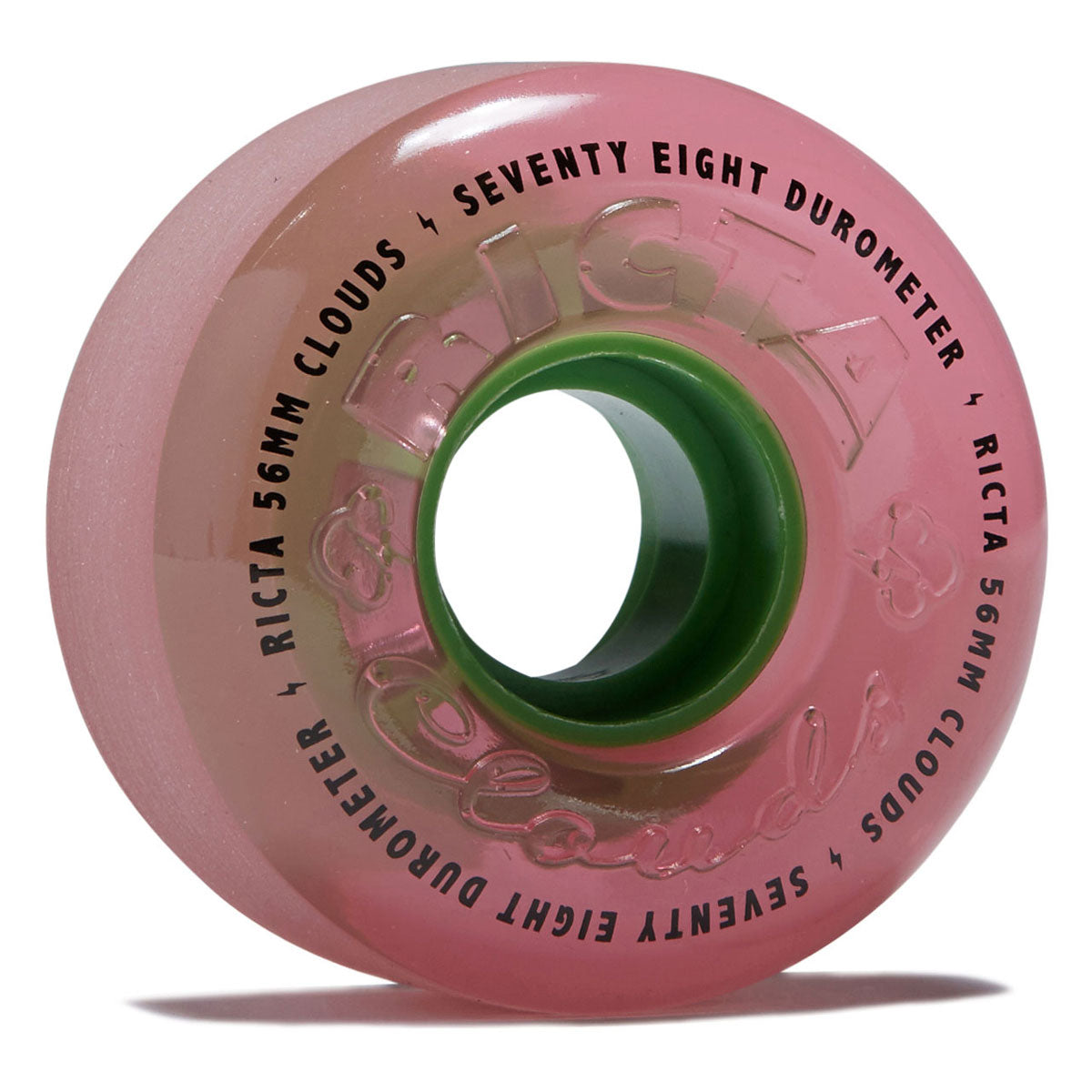 RIKA•*¨*•.¸♬︎ Ricta Watermelon Clouds 78a Skateboard Wheels - Pink - 56mm