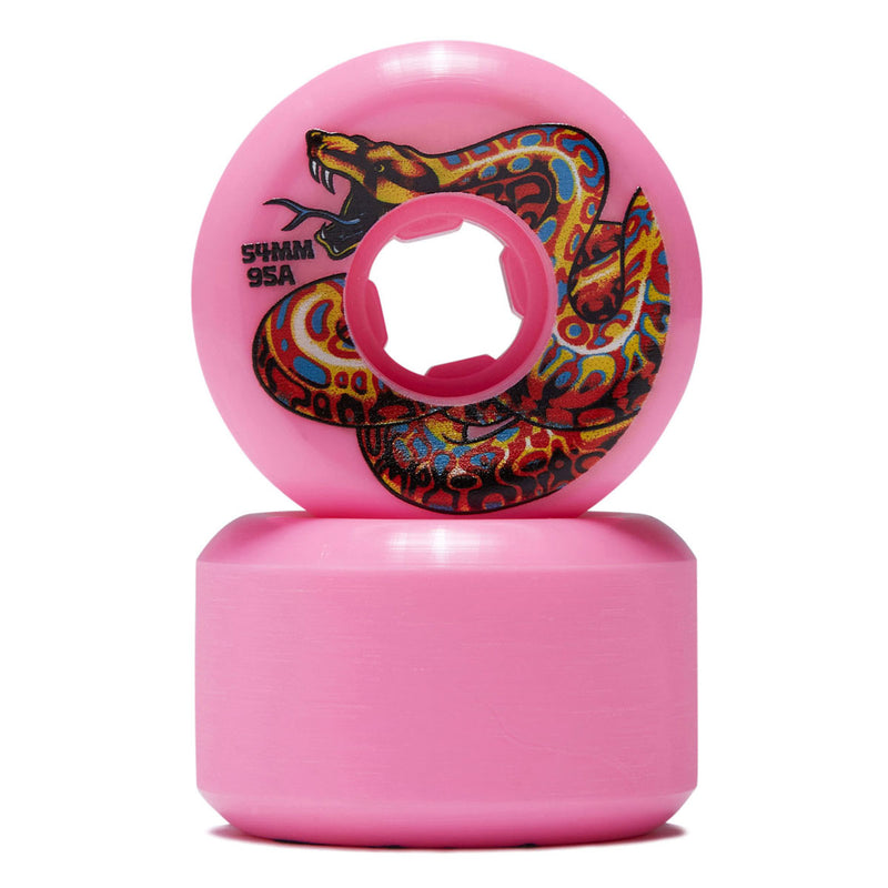 Slime Balls Jeff Kendall Snake Hardline 95a Skateboard Wheels - Pink - 54mm