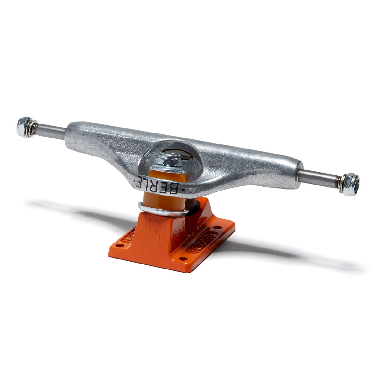 Independent Stage 11 Elijah Berle Skull Pro Skateboard Trucks - Silver/Orange - 159mm image 2