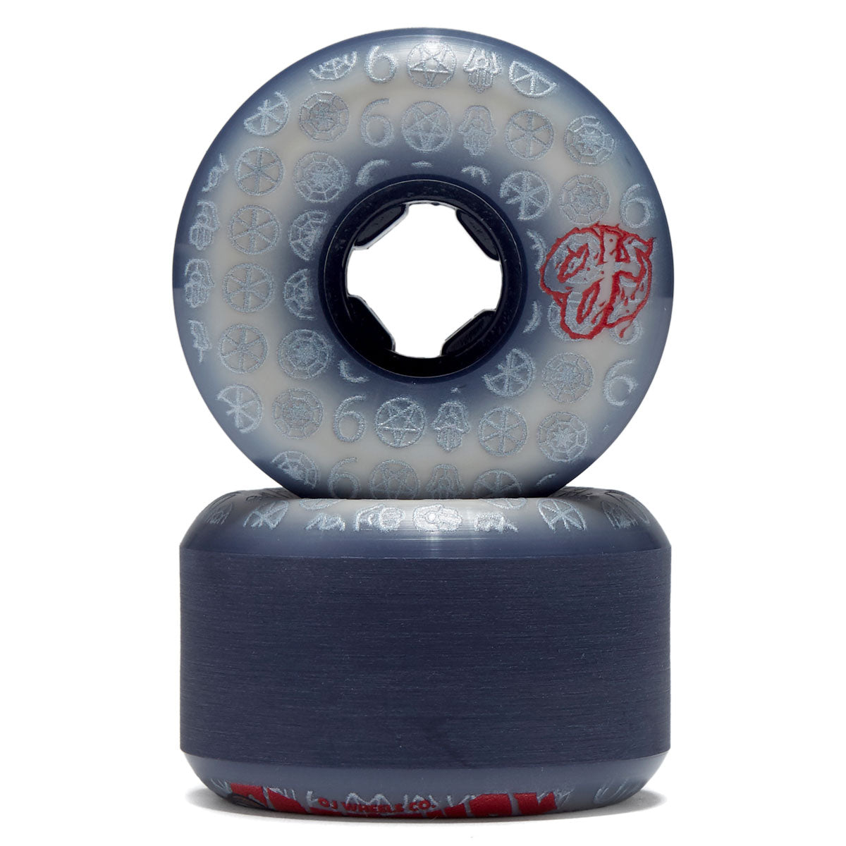 OJ The Book Of OJ Bloodsuckers 97a Skateboard Wheels - White - 54mm image 2