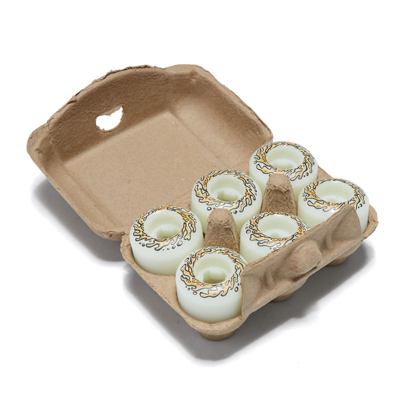 Slime Balls OG Eggs Half Dozen Mini Chubbies 99a Skateboard Wheels - White - 45mm