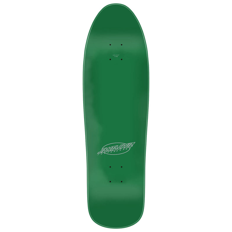 Santa Cruz Meek Pinstripe Slasher Green Pro Skateboard Complete - 9.23
