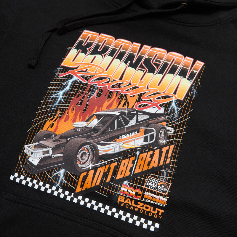 Bronson Racing Raw Hoodie - Black