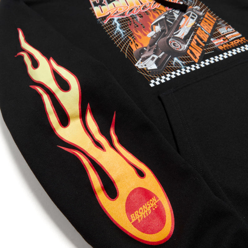 Bronson Racing Raw Hoodie - Black