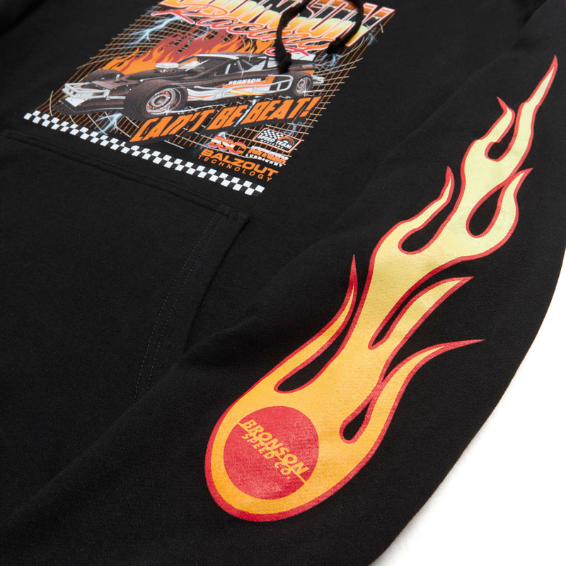 Bronson Racing Raw Hoodie - Black