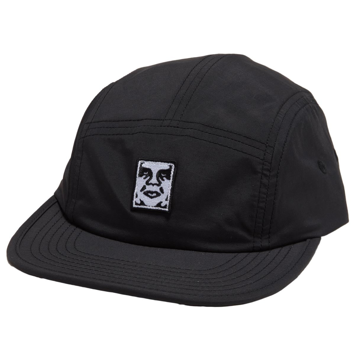 Obey Icon Patch Camp Hat - Black image 1
