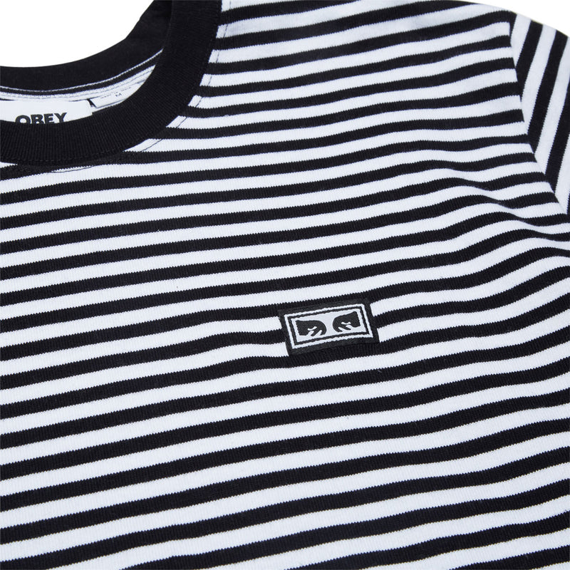 Obey Established Works Eyes Long Sleeve T-Shirt - Black Multi