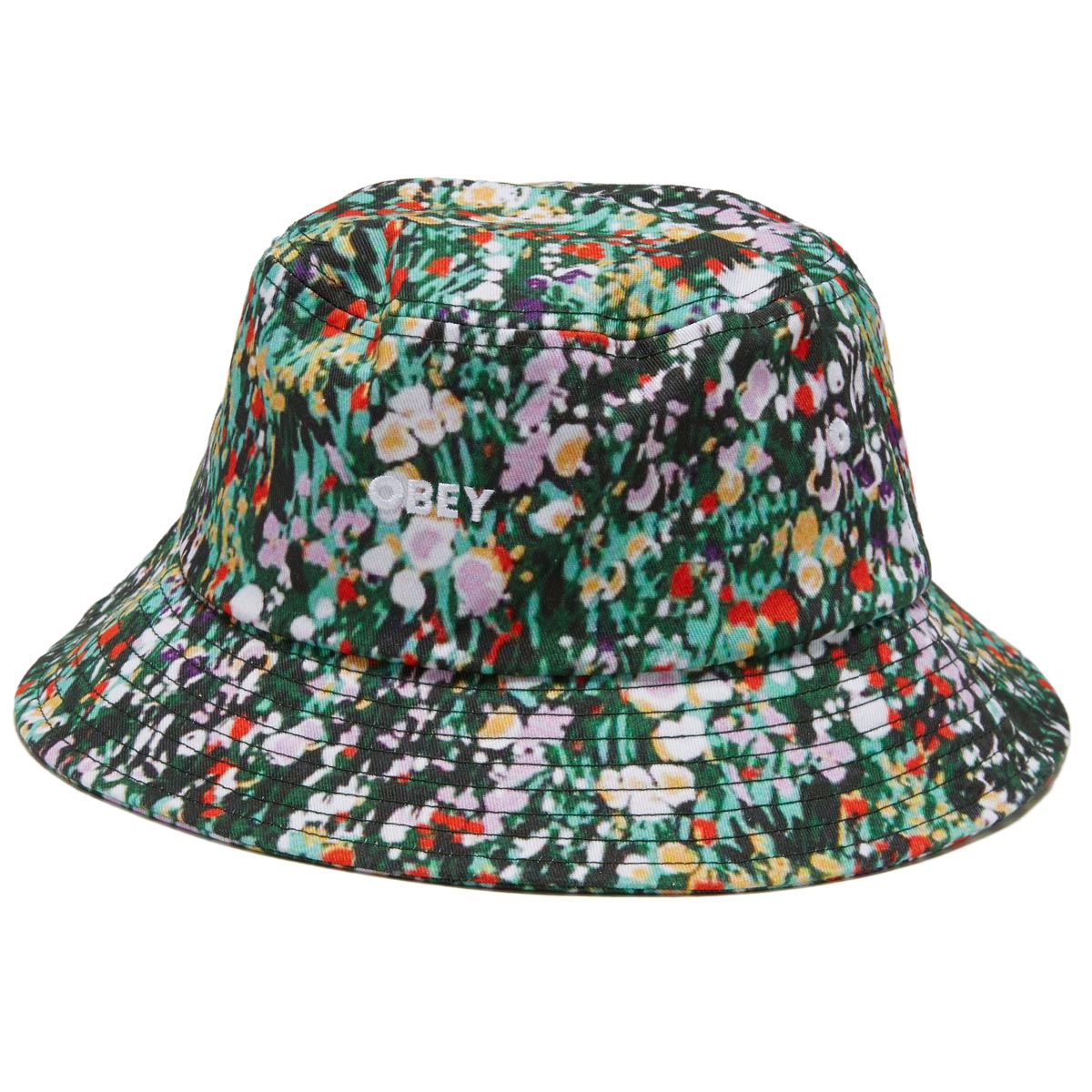 Obey Garden Bucket Hat - Green Multi image 1