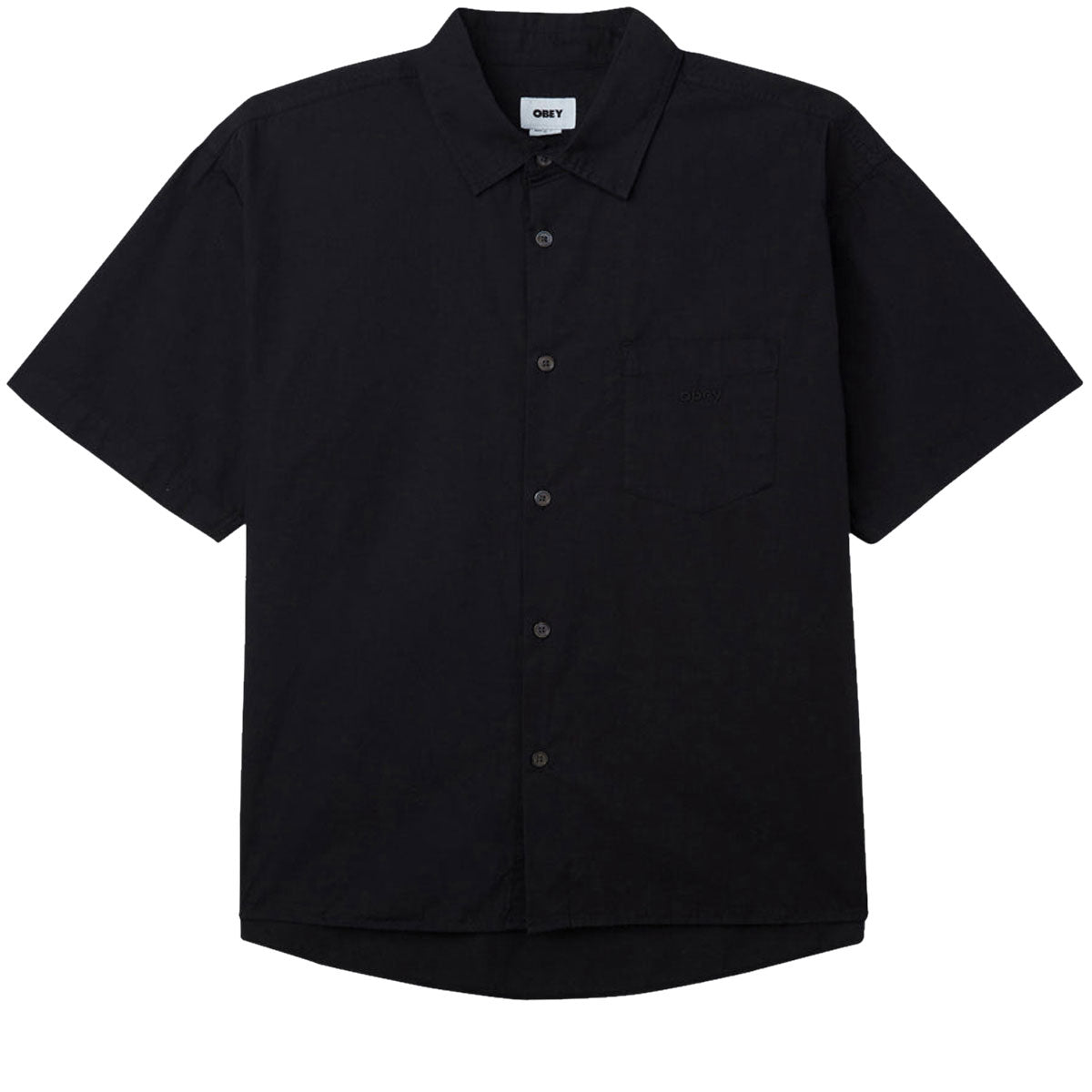 Obey Pigment Lowercase Woven Shirt - Pigment Vintage Black image 1