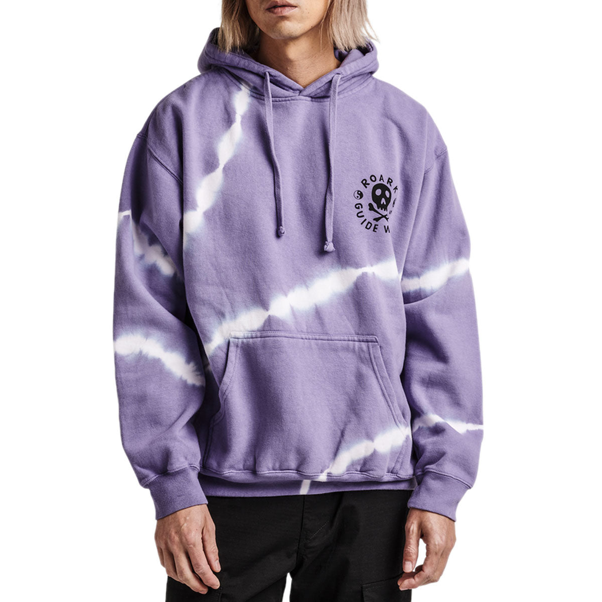 Roark Guideworks Hoodie - Purple Haze Shibori image 1