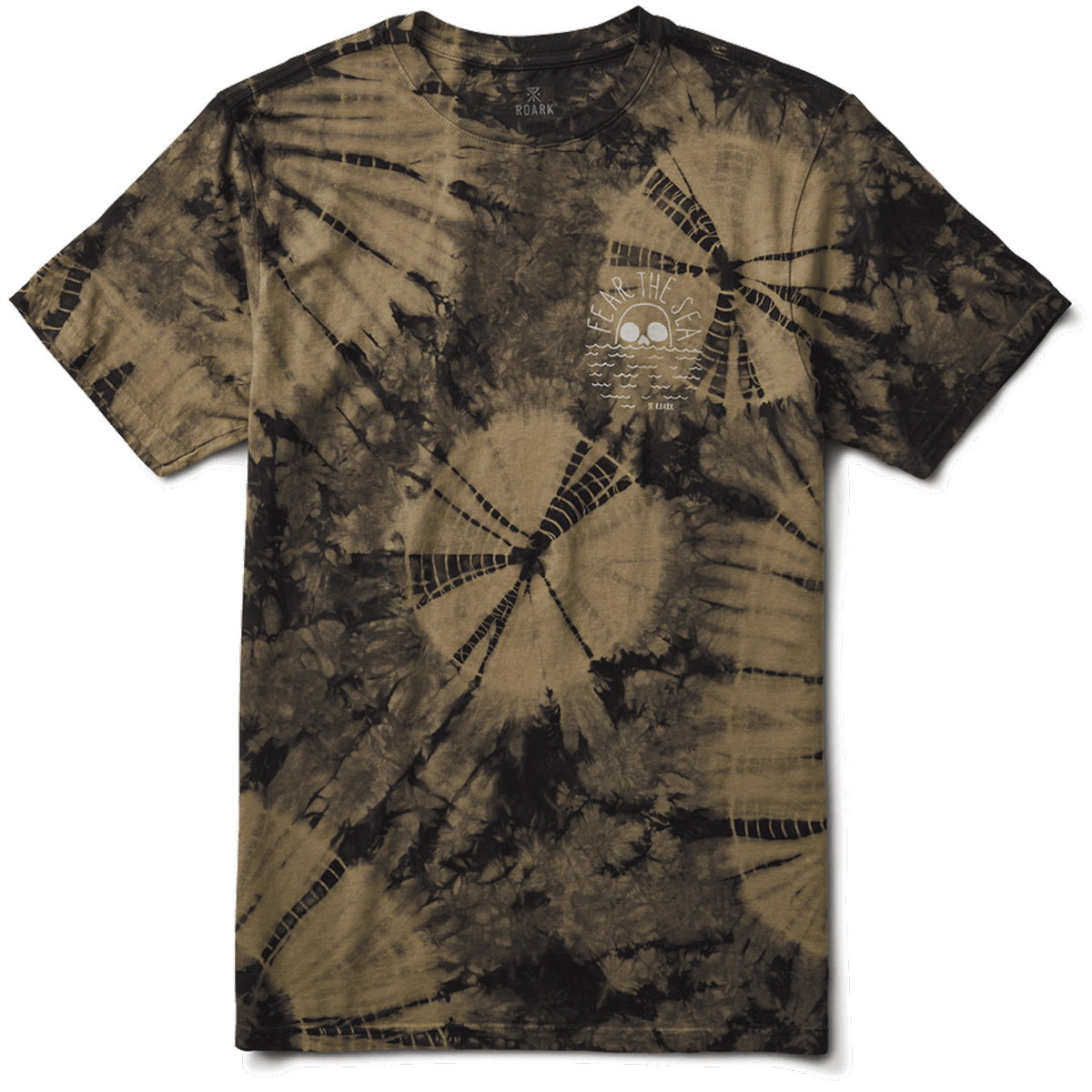 Roark Fear The Sea T-Shirt - Dusty Green Shibori image 1