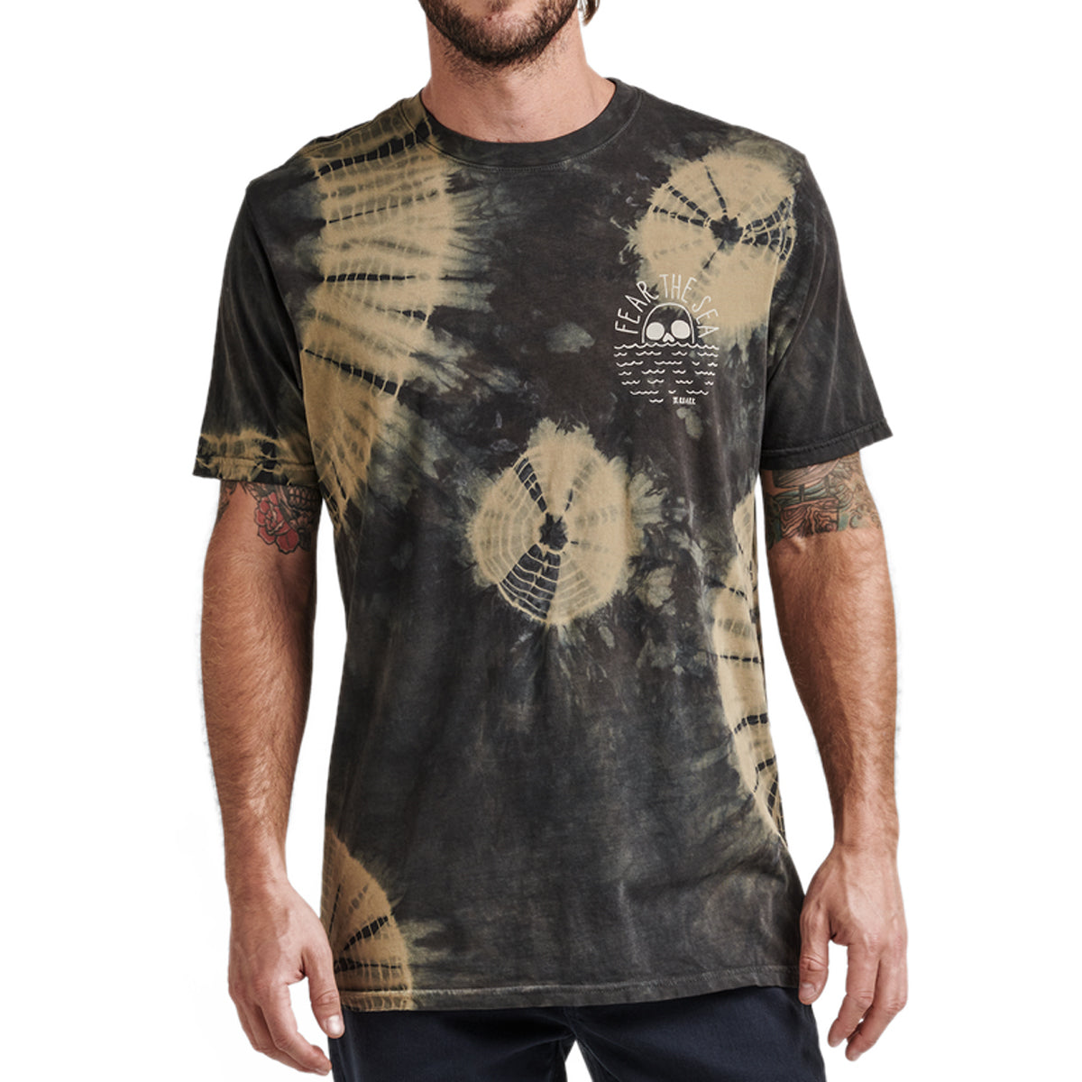 Roark Fear The Sea T-Shirt - Dusty Green Shibori image 3
