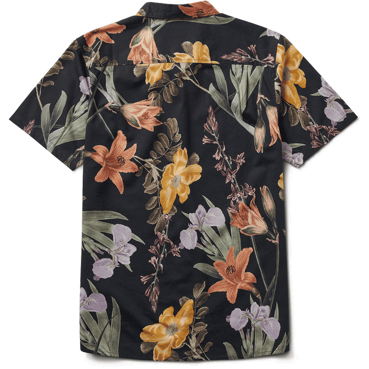 Roark Journey Ss Woven Shirt - Black Far East Flora image 5