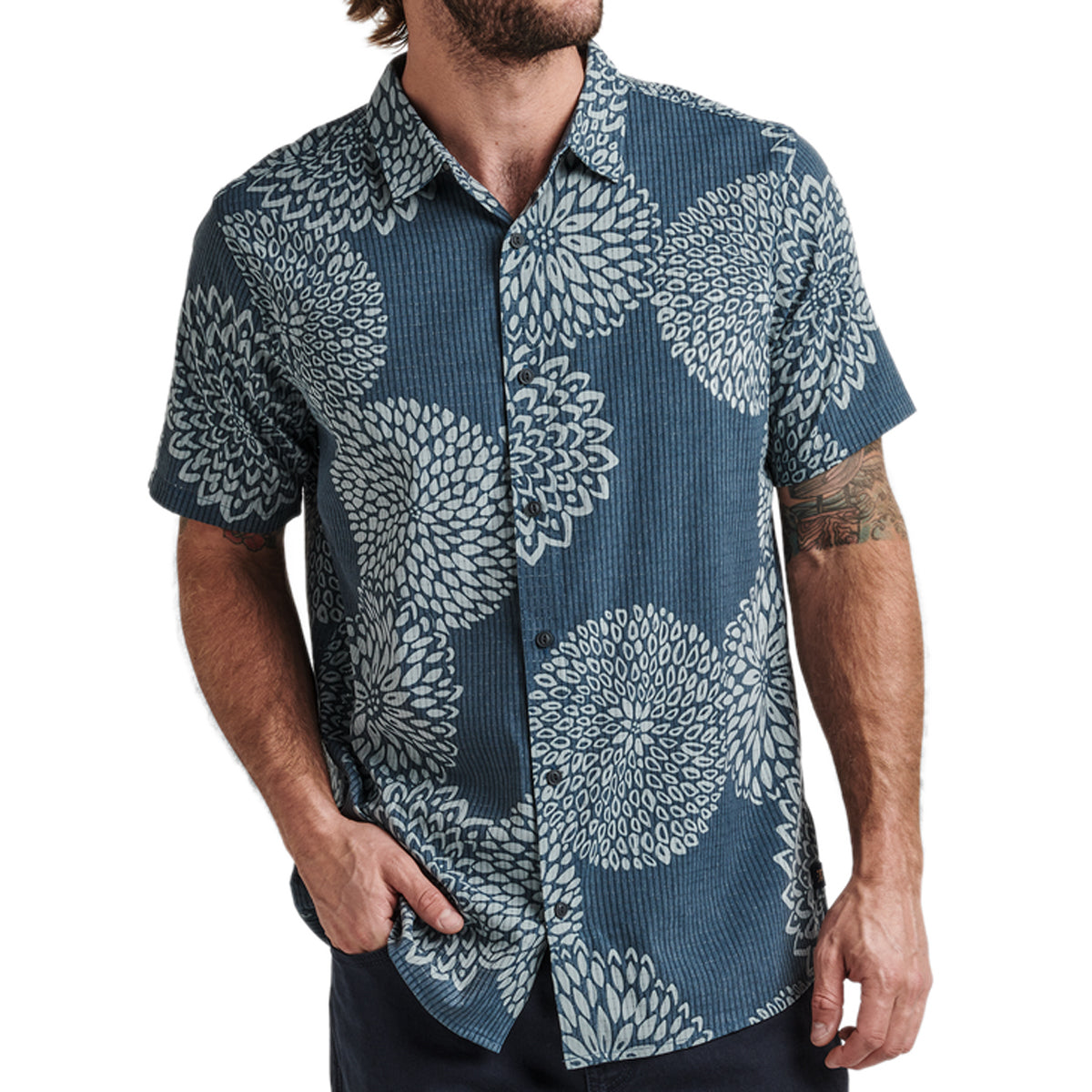 Roark Bless Up Shirt - Deep Blue image 1