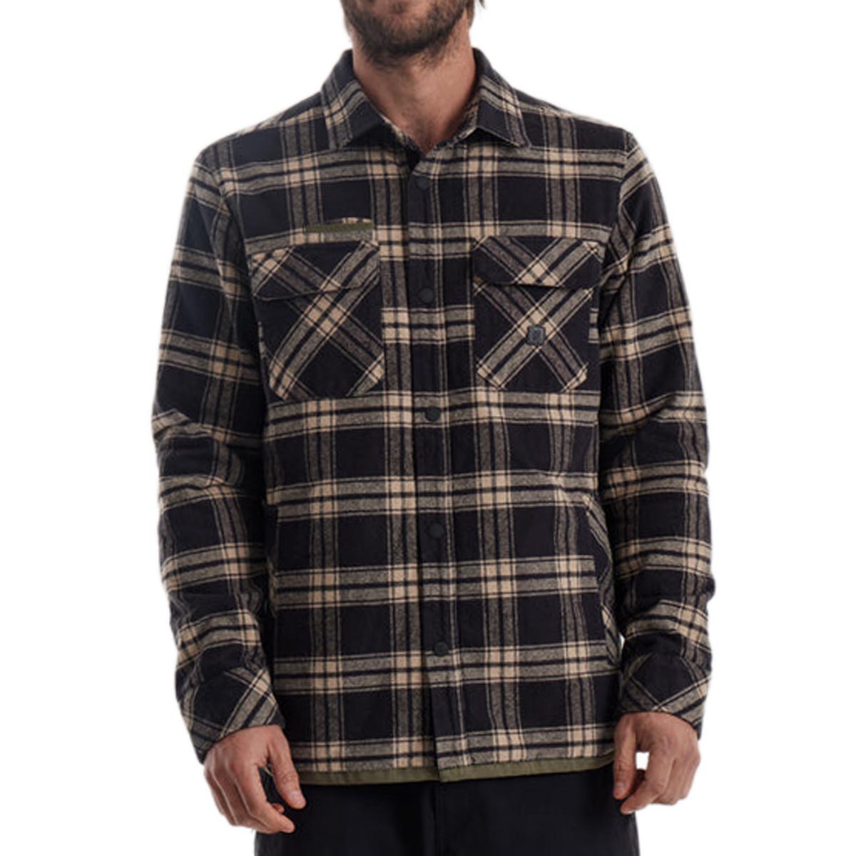 Roark Backwoods Long Sleeve Over Shirt - Black image 2