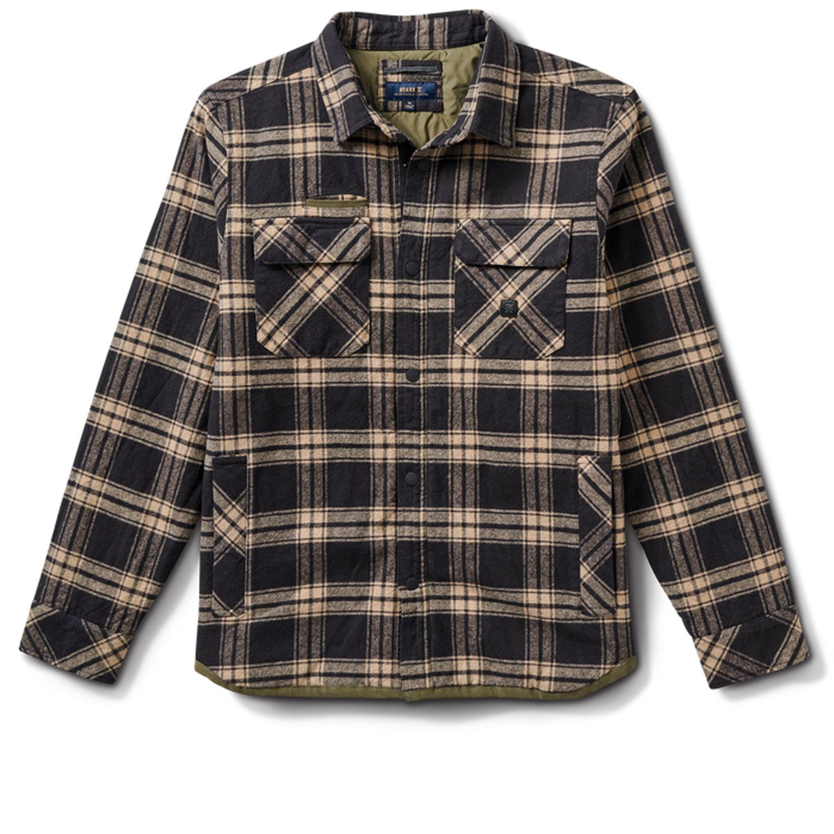 Roark Backwoods Long Sleeve Over Shirt - Black image 1