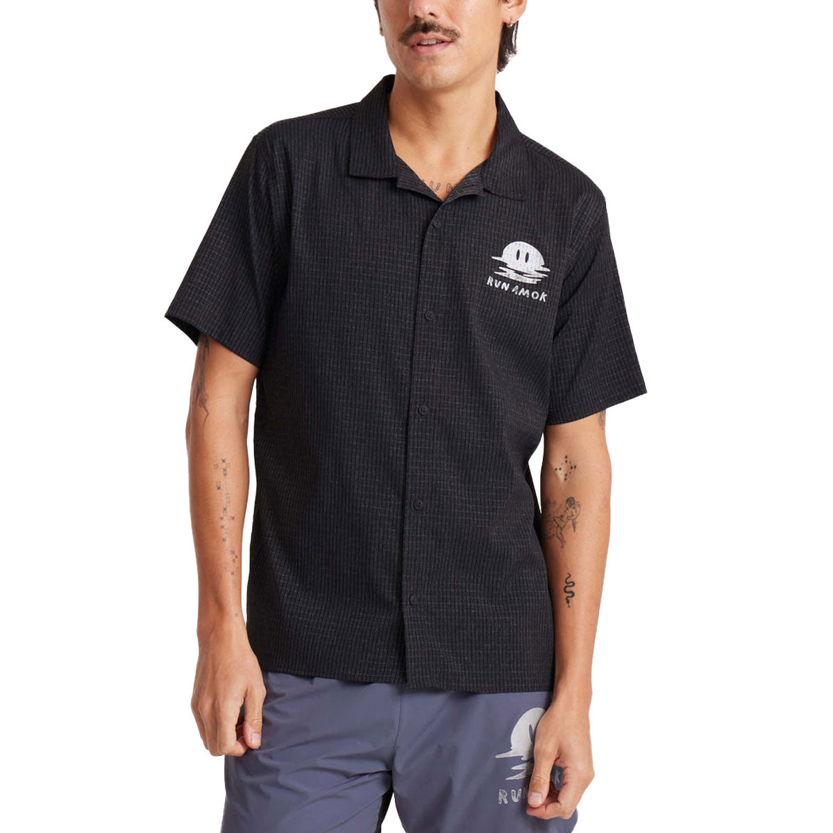 Roark Bless Up Trail Shirt - Black image 2