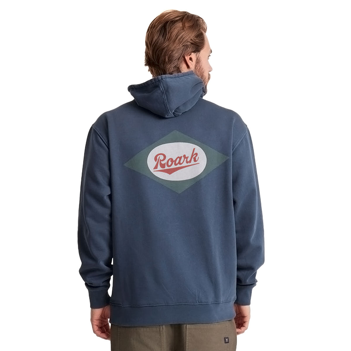 Roark Diamond Script Fleece Hoodie - Navy image 3