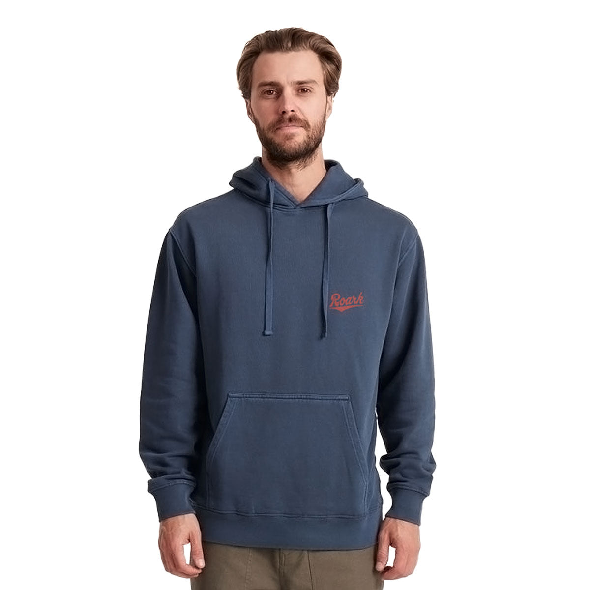 Roark Diamond Script Fleece Hoodie - Navy image 4