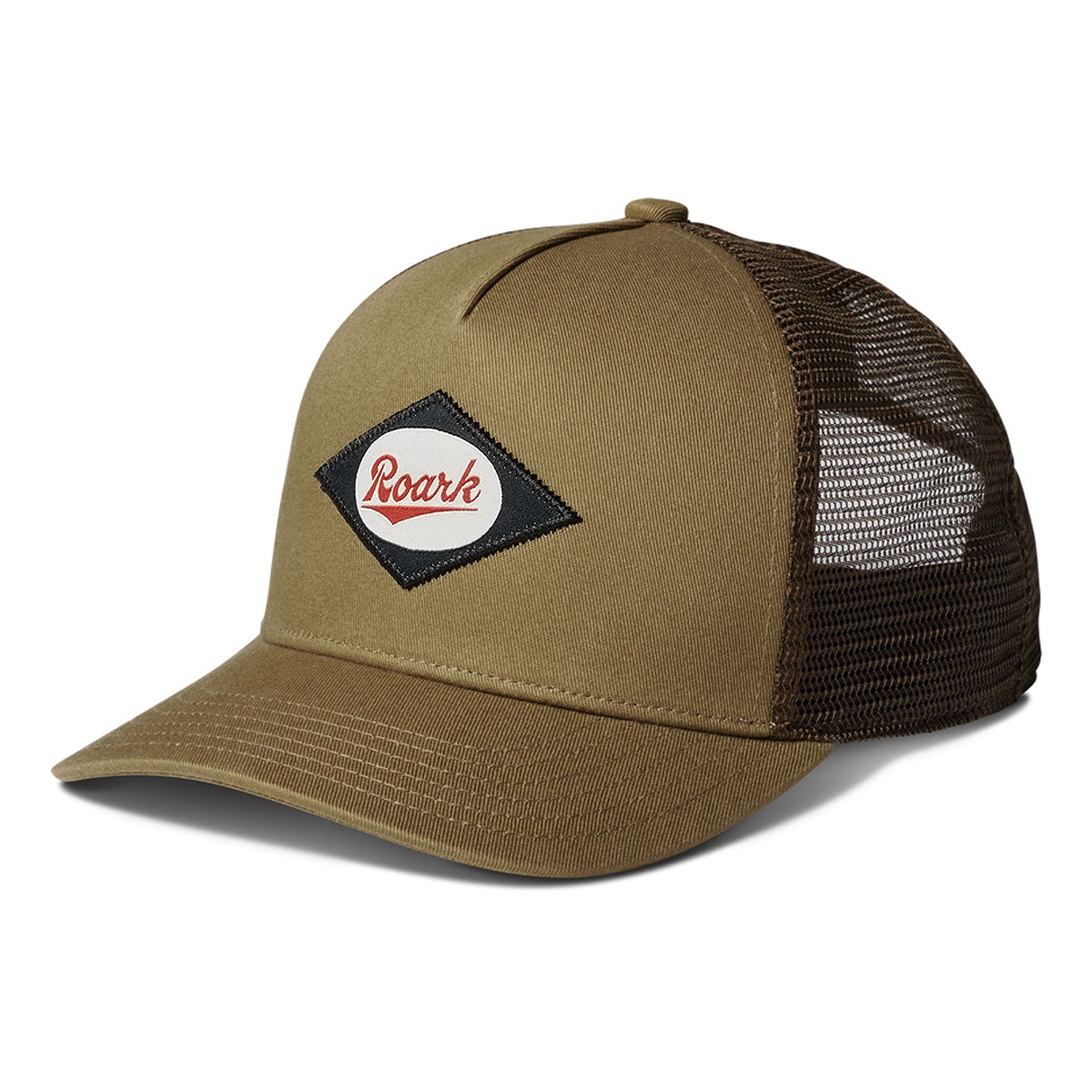 Roark Station Trucker Hat - Dark Khaki image 1