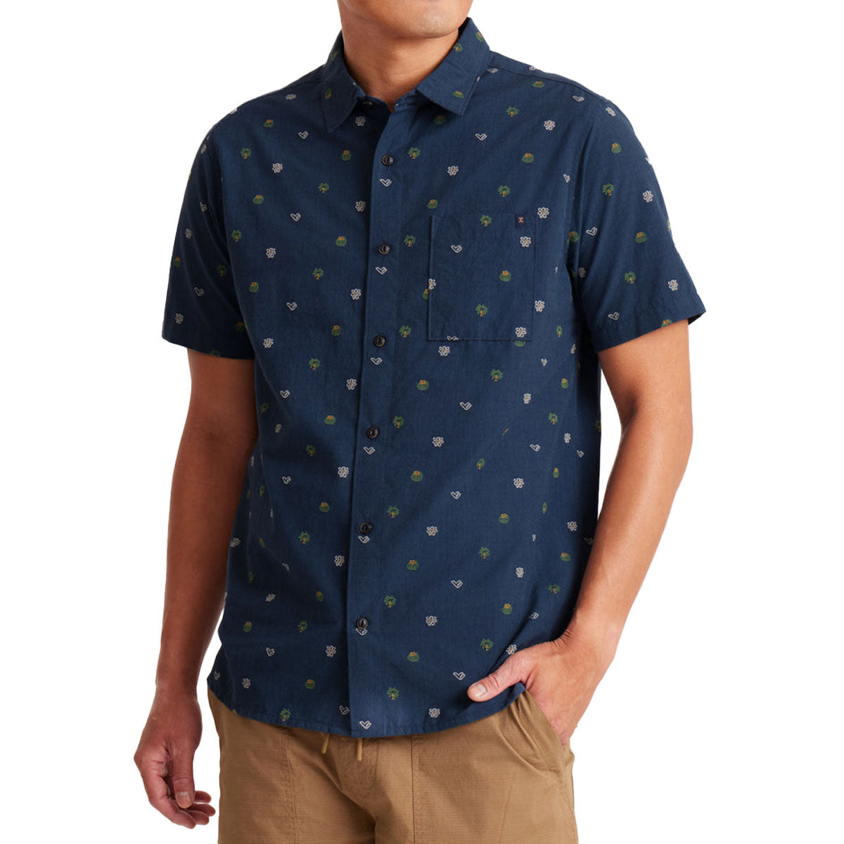 Roark Journey Shirt - Navy Dobby image 2