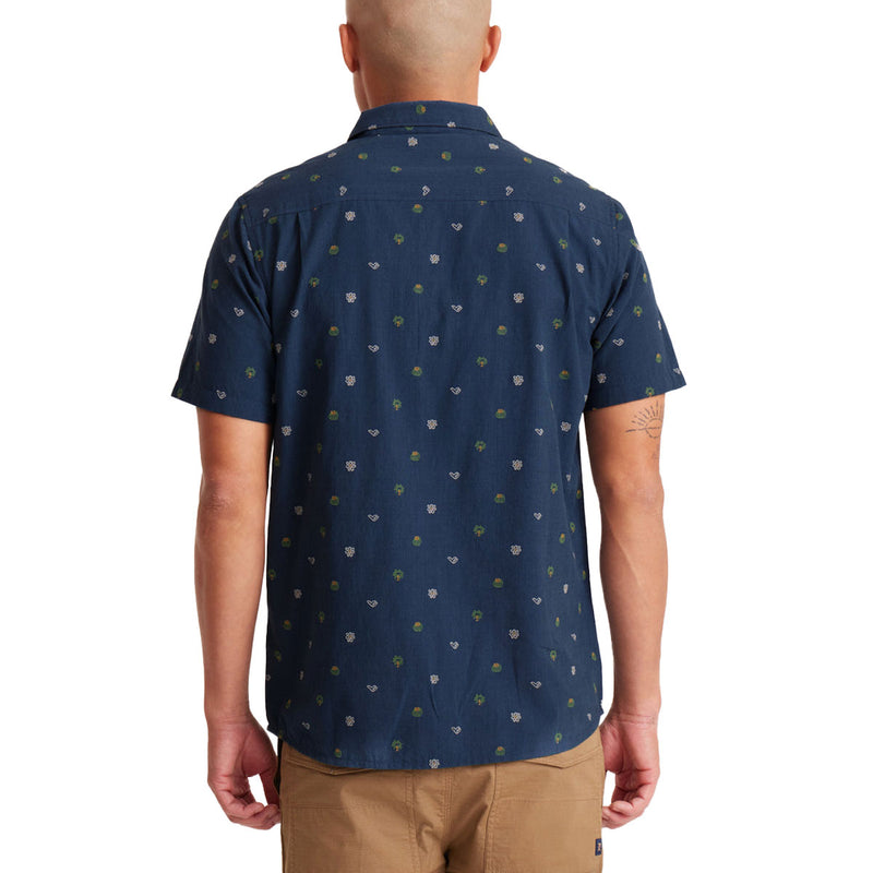 Roark Journey Shirt - Navy Dobby