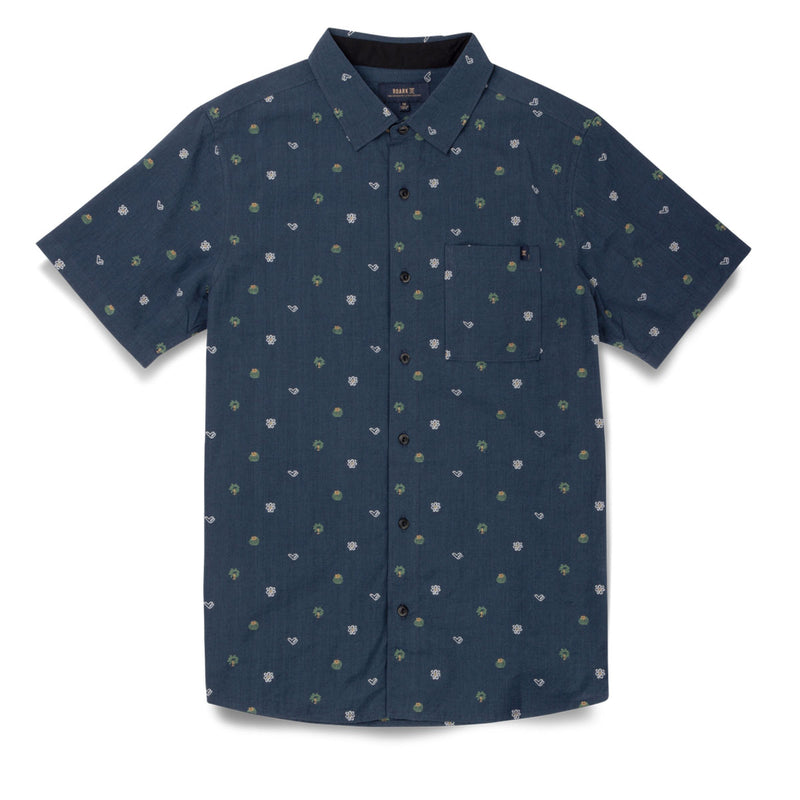 Roark Journey Shirt - Navy Dobby