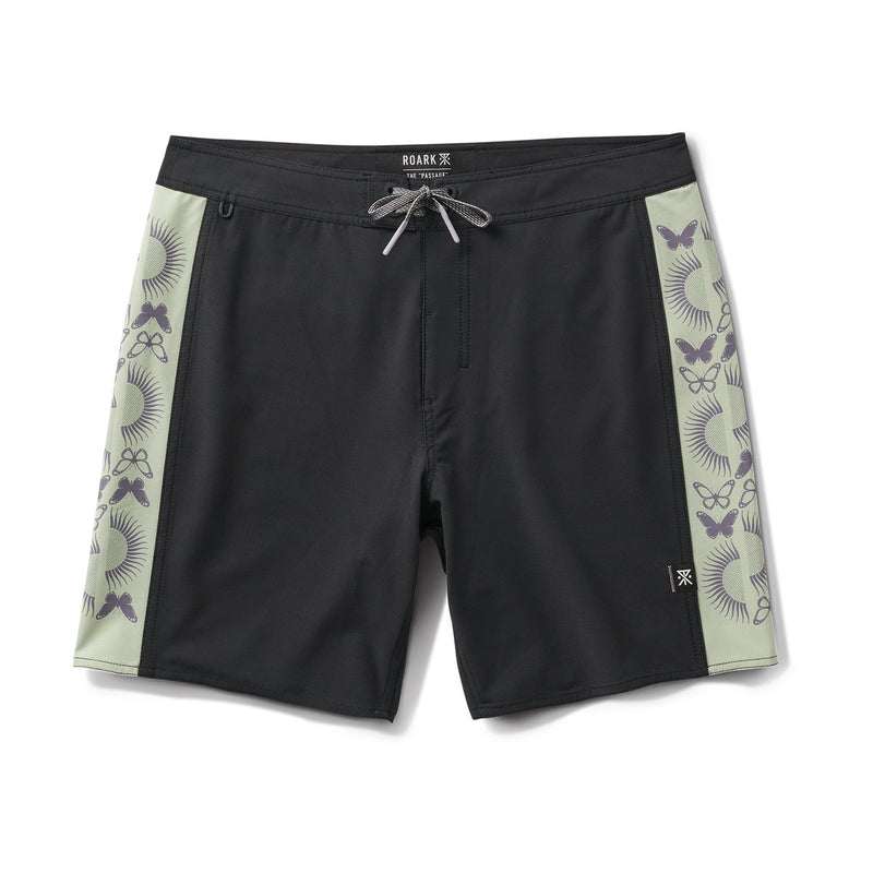 Roark Passage Hemp Boardshorts - Black II