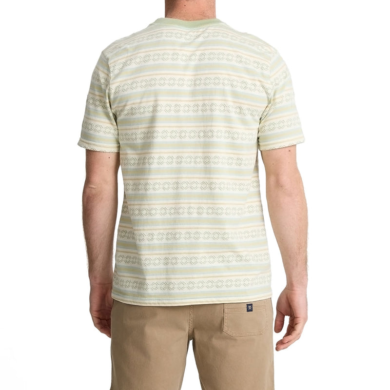Roark Journey Jacquard Crew T-Shirt - Seafoam