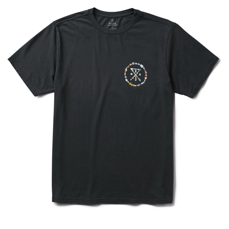 Roark Opal Palm T-Shirt - Black