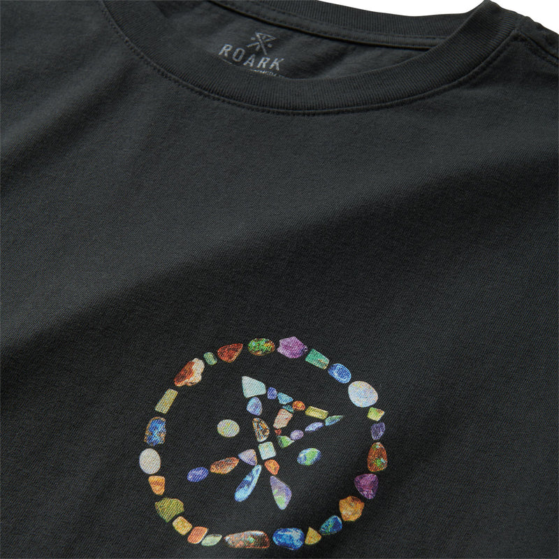 Roark Opal Palm T-Shirt - Black