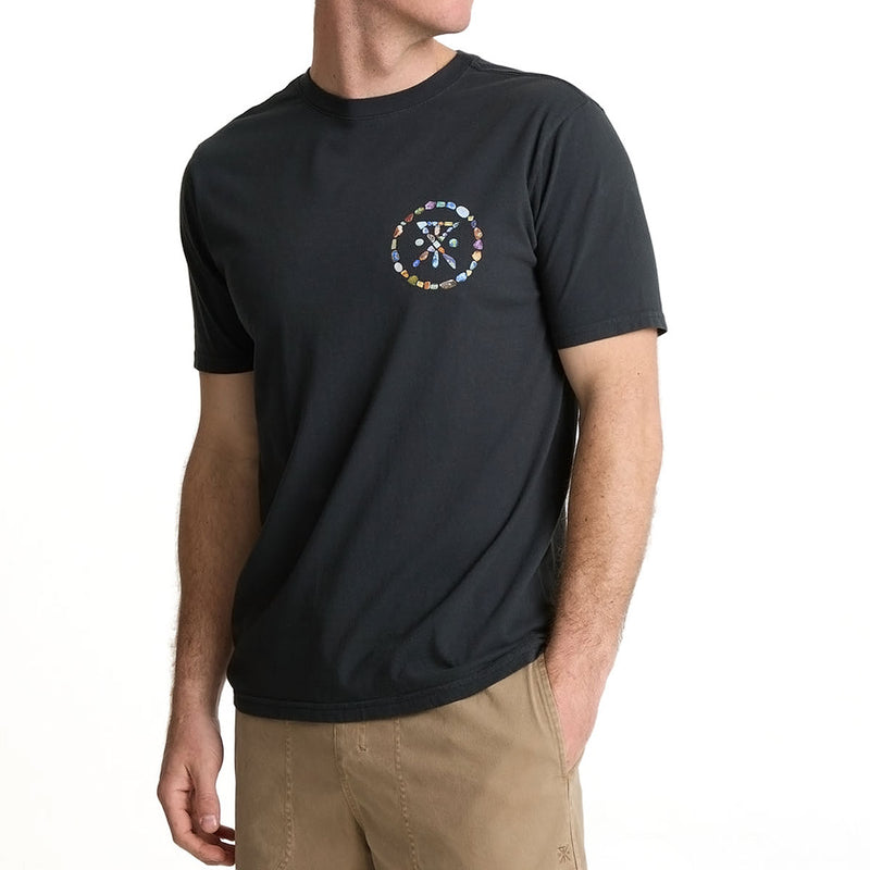 Roark Opal Palm T-Shirt - Black