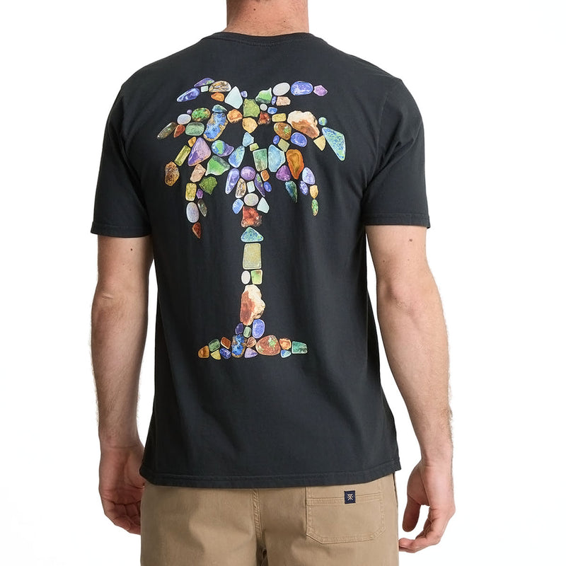 Roark Opal Palm T-Shirt - Black