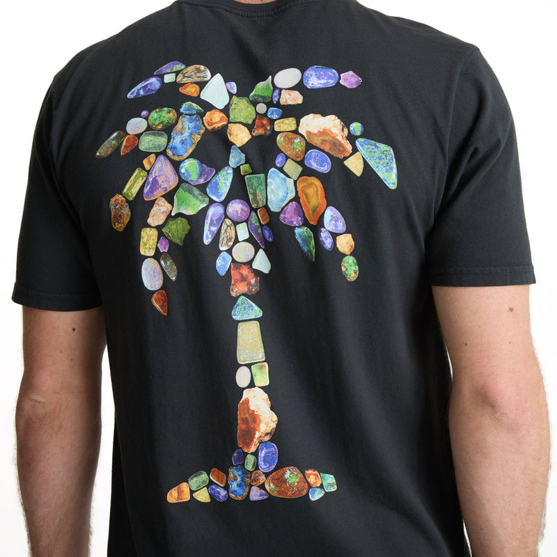Roark Opal Palm T-Shirt - Black