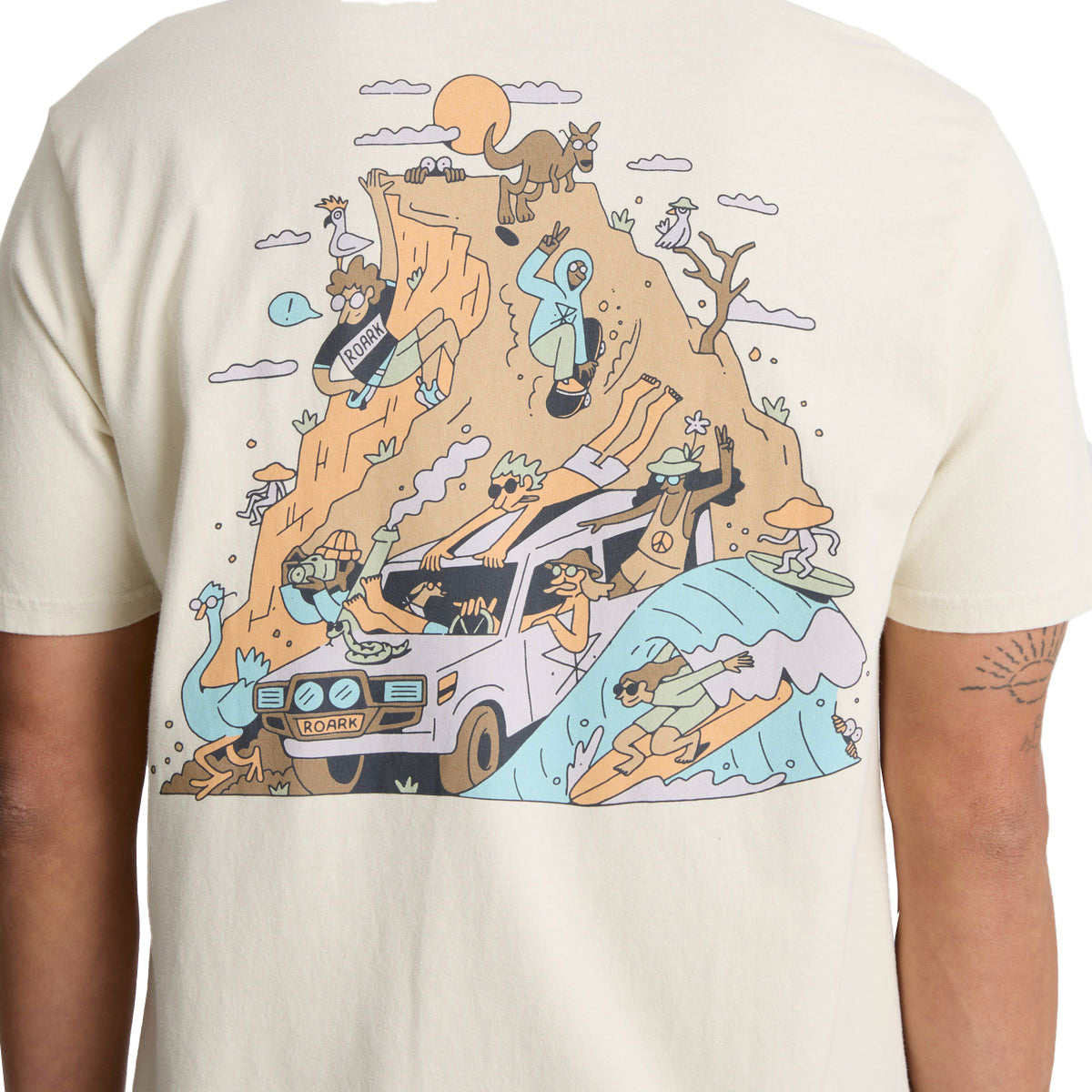 Roark Road Trip Club T-Shirt - Ivory image 5