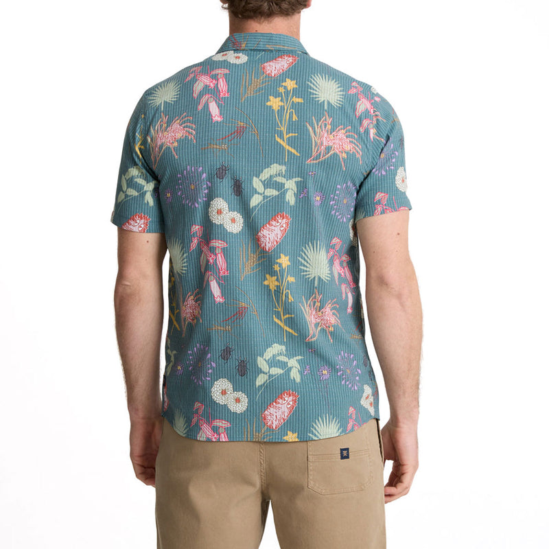 Roark Bless Up Shirt - Deep Sea