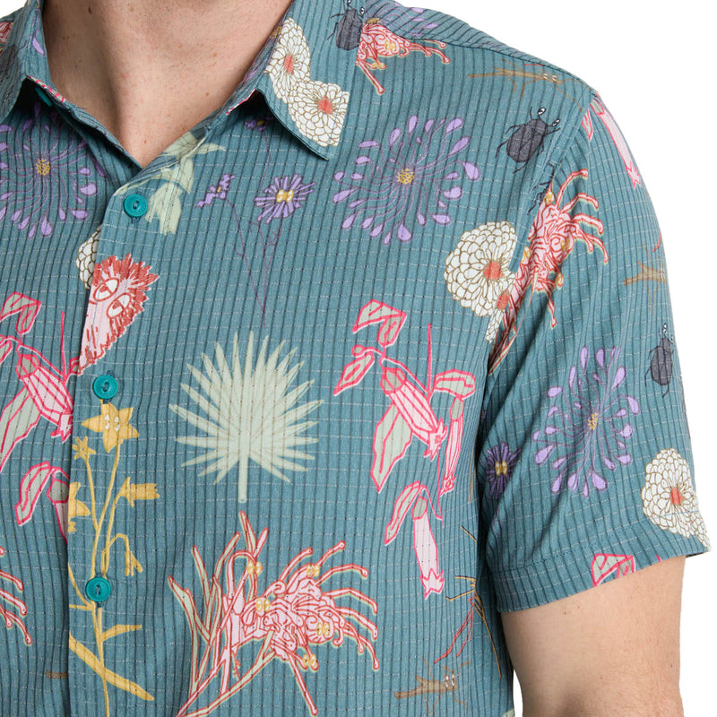 Roark Bless Up Shirt - Deep Sea