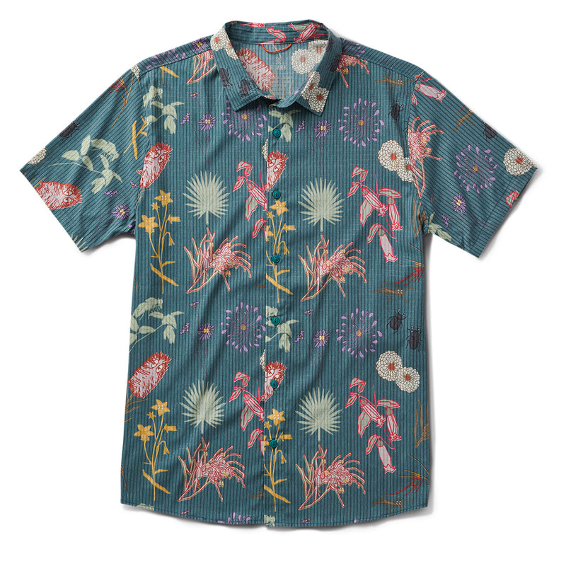 Roark Bless Up Shirt - Deep Sea