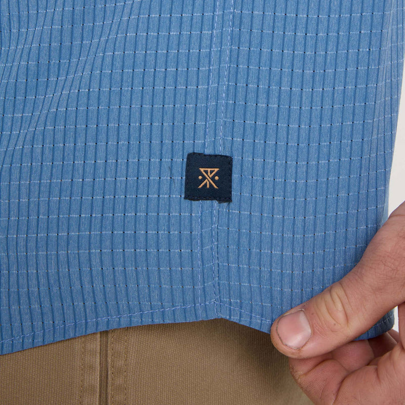 Roark Bless Up Shirt - Steel Blue