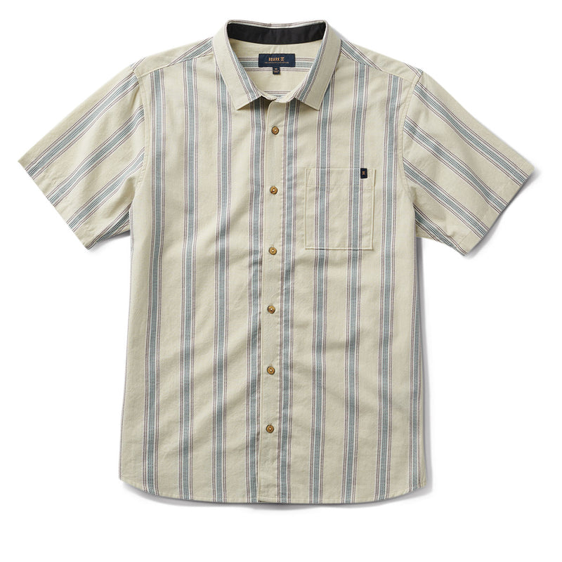 Roark Journey Woven Shirt - Stripe Seafoam