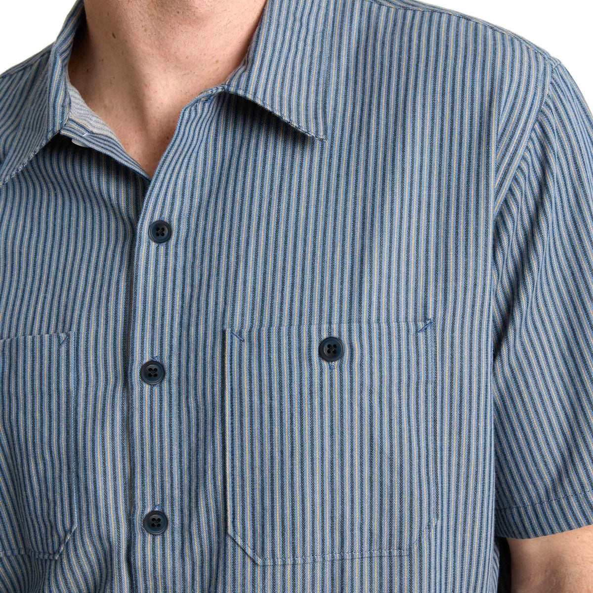 Roark Burnt Woven Shirt - Indigo image 3