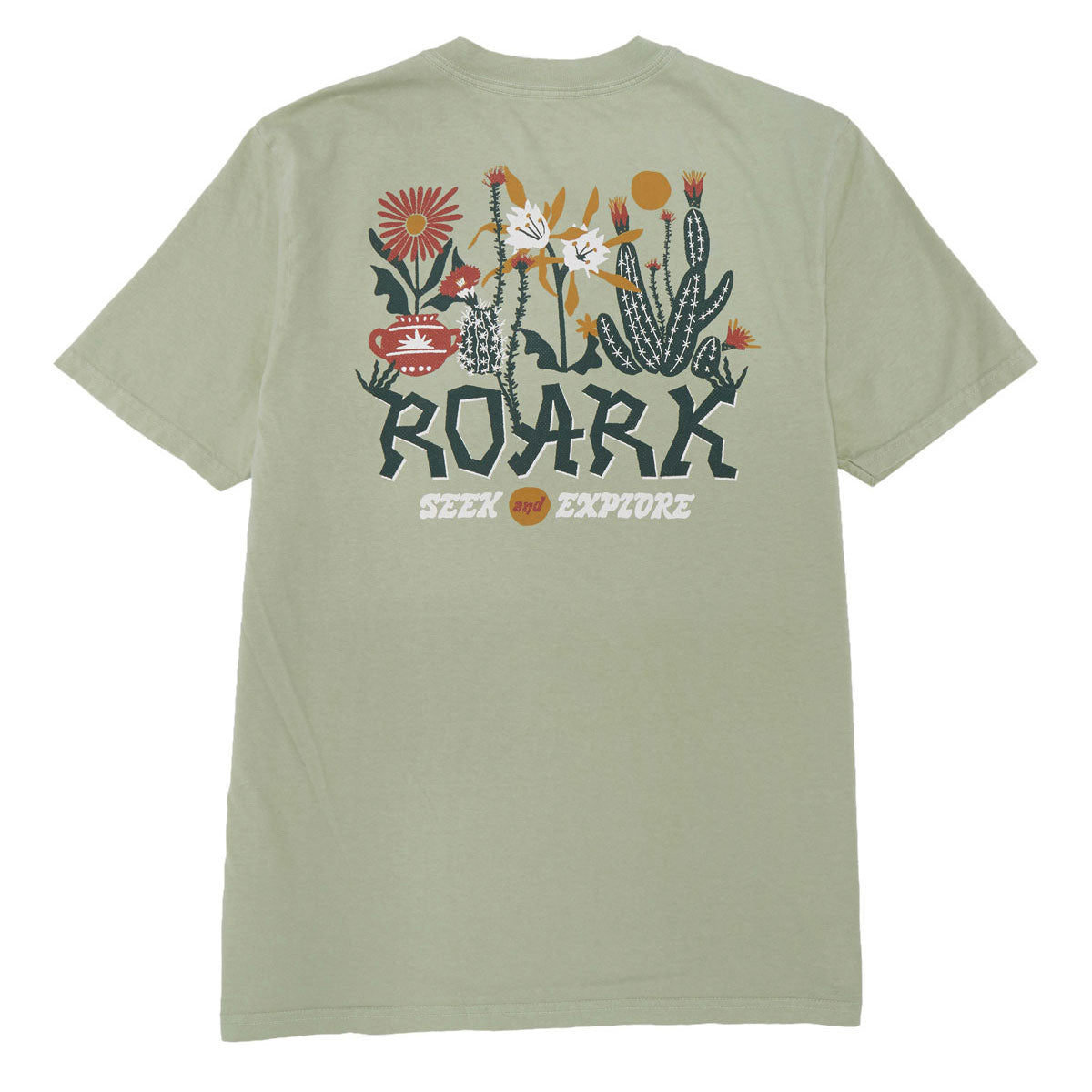 Roark Cactus Garden T-Shirt - Seafoam image 2