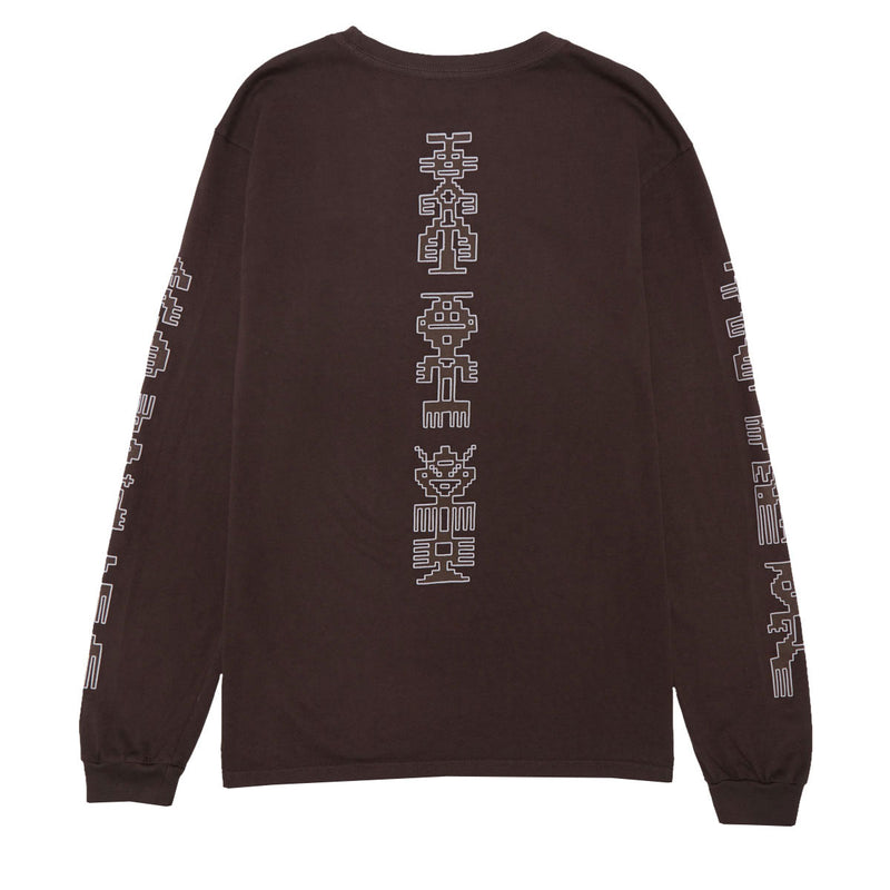 Roark Tomas Long Sleeve T-Shirt - Dark Brown