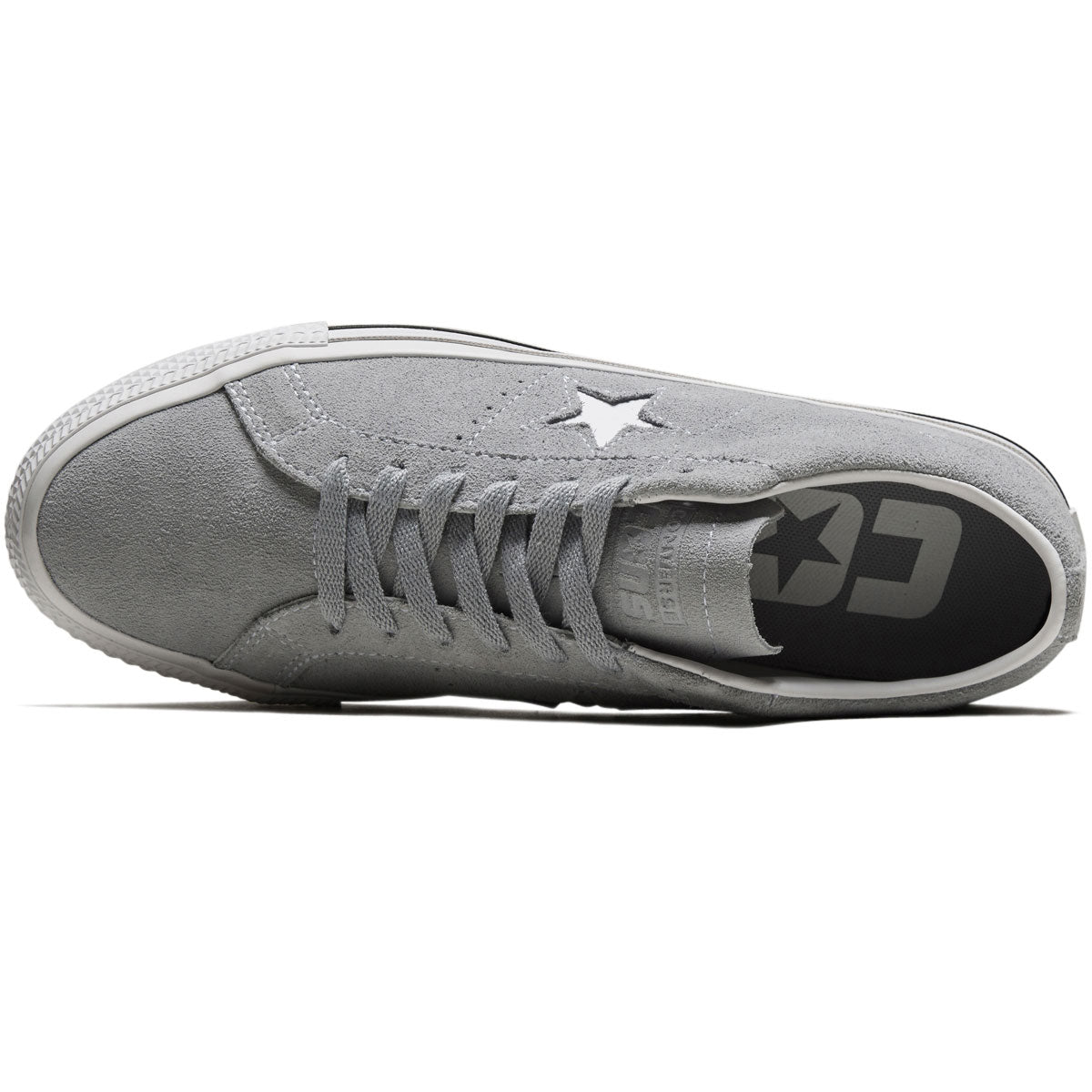 Converse One Star Pro Shoes - Wolf Grey/White/Black image 3