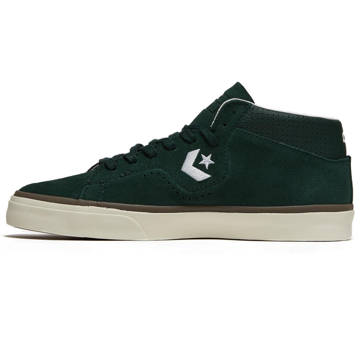 Converse Louie Lopez Pro Mid Shoes - Deep Emerald/White/Egret image 2