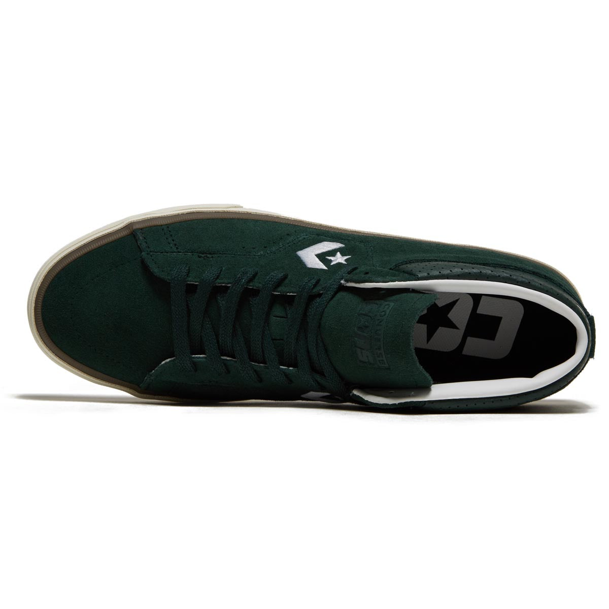 Converse Louie Lopez Pro Mid Shoes - Deep Emerald/White/Egret image 3