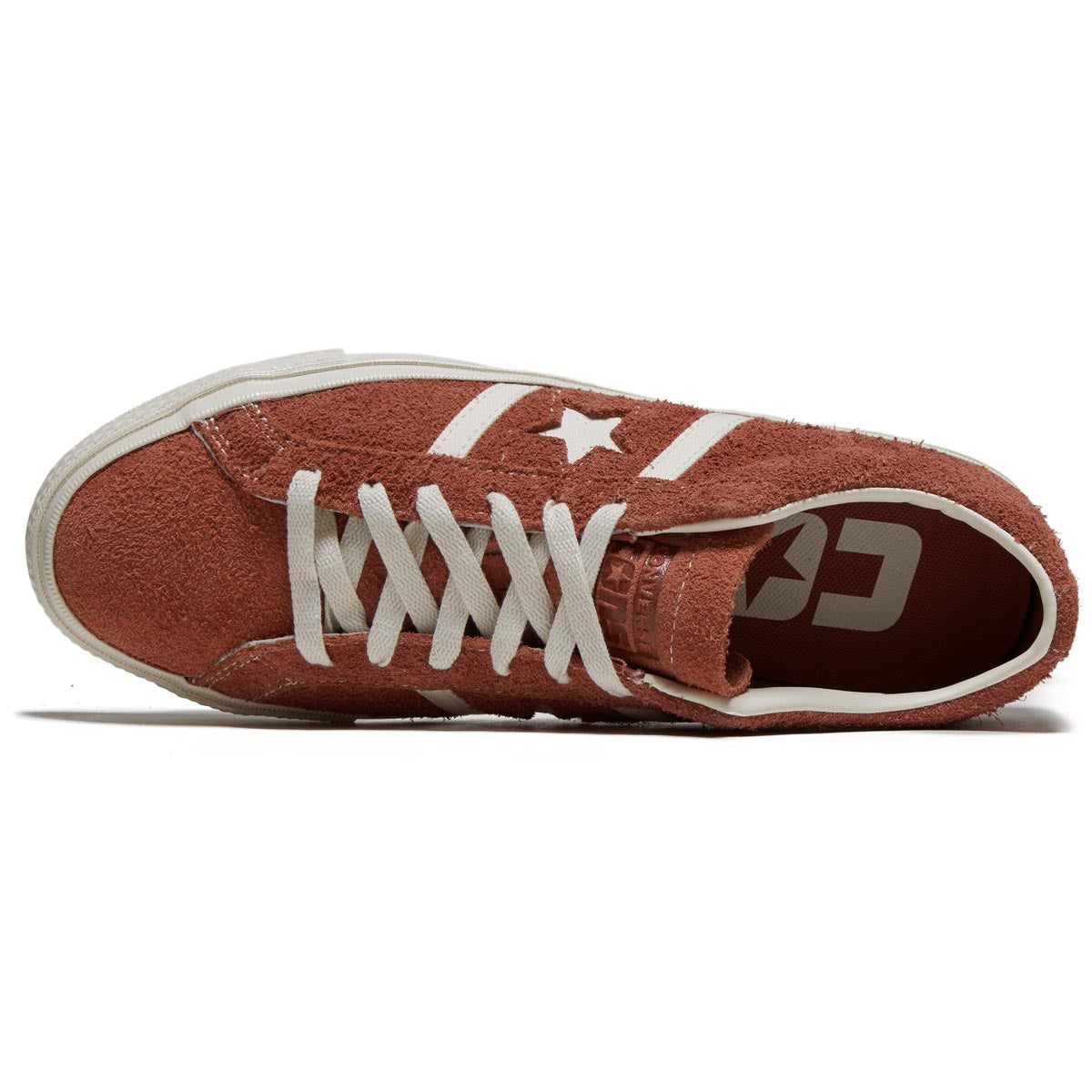Converse One Star Academy Pro Shoes in A Nutshell Egret Black