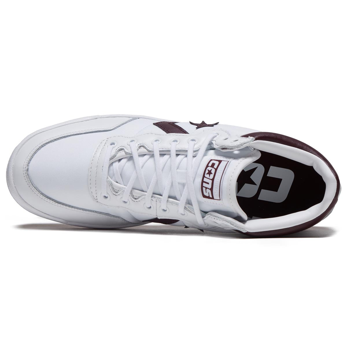 Converse Fastbreak Pro Mid Shoes - White/Bloodstone/White – CCS